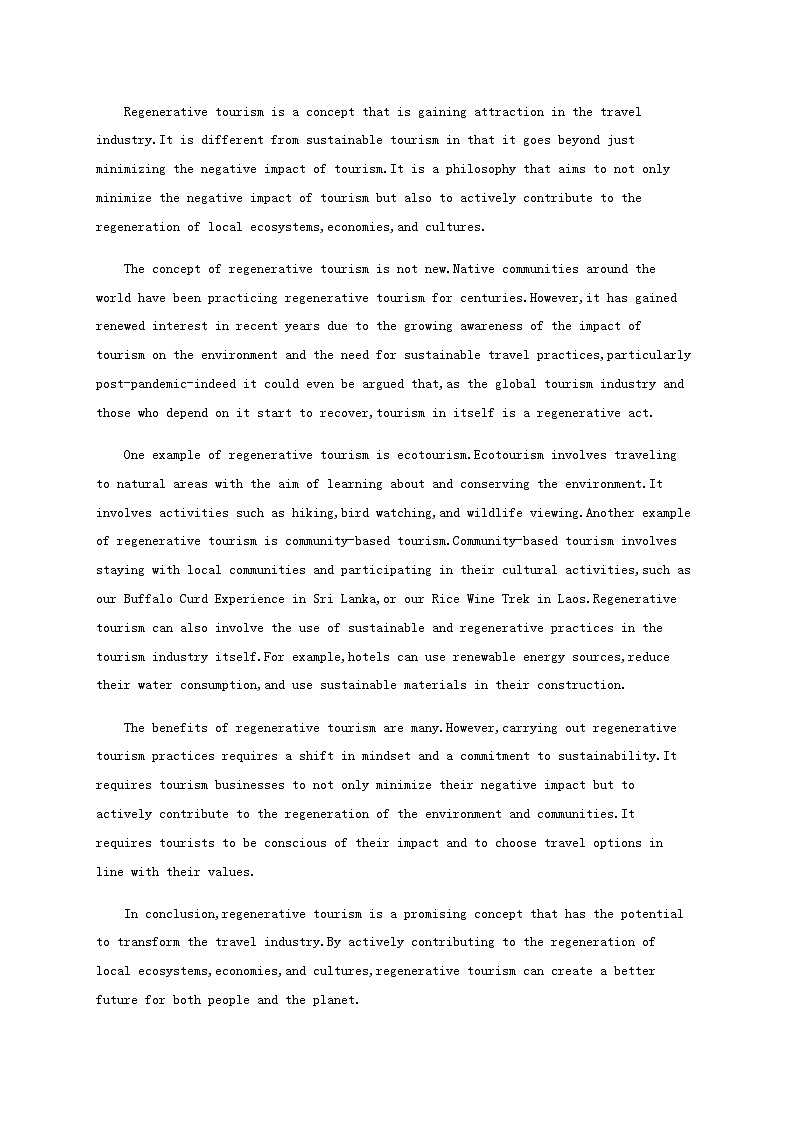 新人教版2025届高考英语一轮复习课时练Unit2TravellingAround必修第一册含答案03