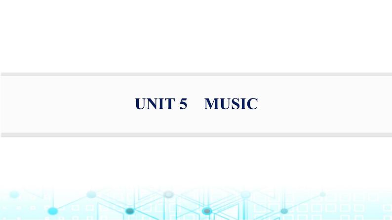 新人教版2025届高考英语一轮复习题型组合练Unit5Music必修第二册课件01