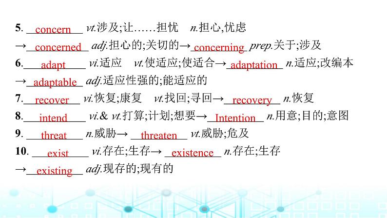 新人教版2025届高考英语一轮复习Unit2WildlifeProtection必修第二册课件07