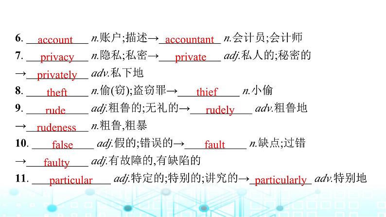 新人教版2025届高考英语一轮复习Unit3TheInternet必修第二册课件08