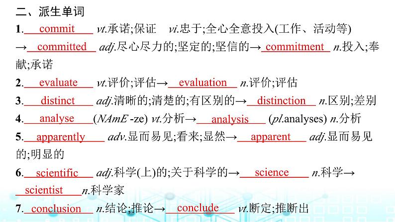 新人教版2025届高考英语一轮复习Unit1PeopleofAchievement选择性必修第一册课件06