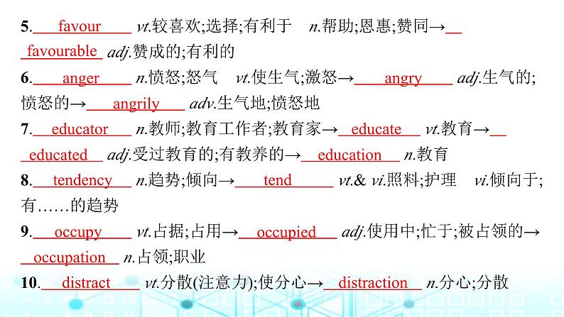 新人教版2025届高考英语一轮复习Unit4BodyLanguage选择性必修第一册课件07