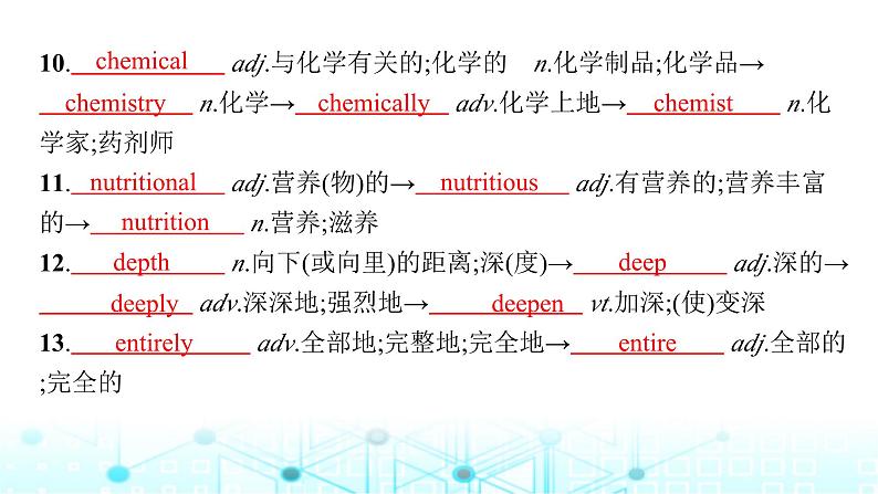 新人教版2025届高考英语一轮复习Unit5WorkingtheLand选择性必修第一册课件第8页