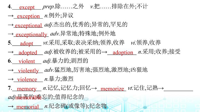 牛津译林版2025届高考英语一轮复习Unit3Backtothepast选择性必修第三册课件第7页