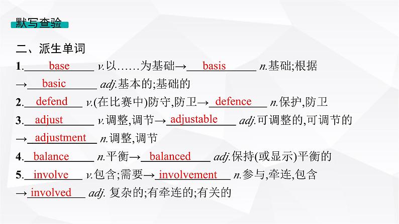 外研版2025届高考英语一轮复习教材知识复习Unit3Onthemove必修第二册课件06