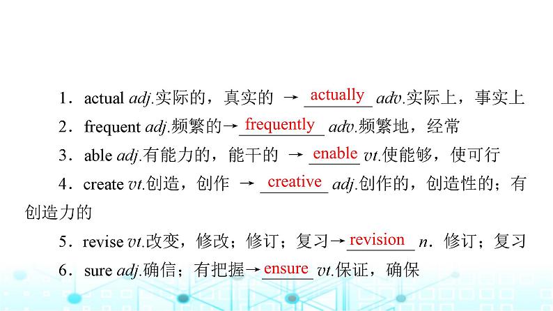 译林版高中英语必修第二册UNIT1教学知识细解码课件第2页