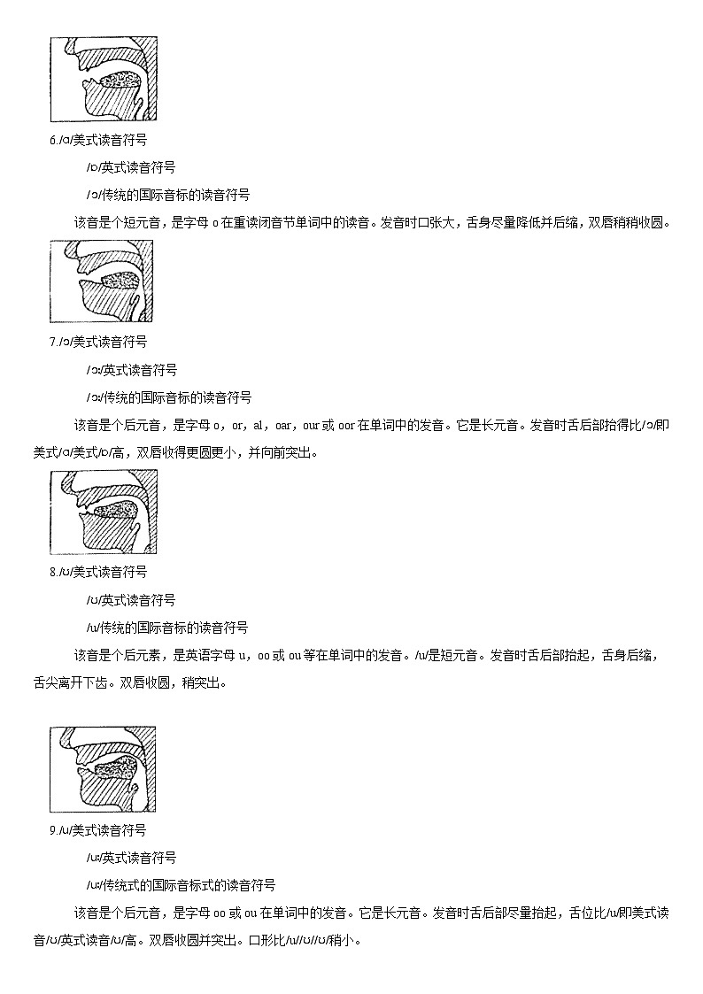 第一讲 语音知识学习-语音专练习题带答案 高一英语03