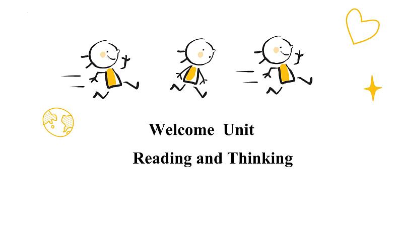 人教版2019高中英语必修一 Welcome Unit Reading and Thinking 课件+教案01