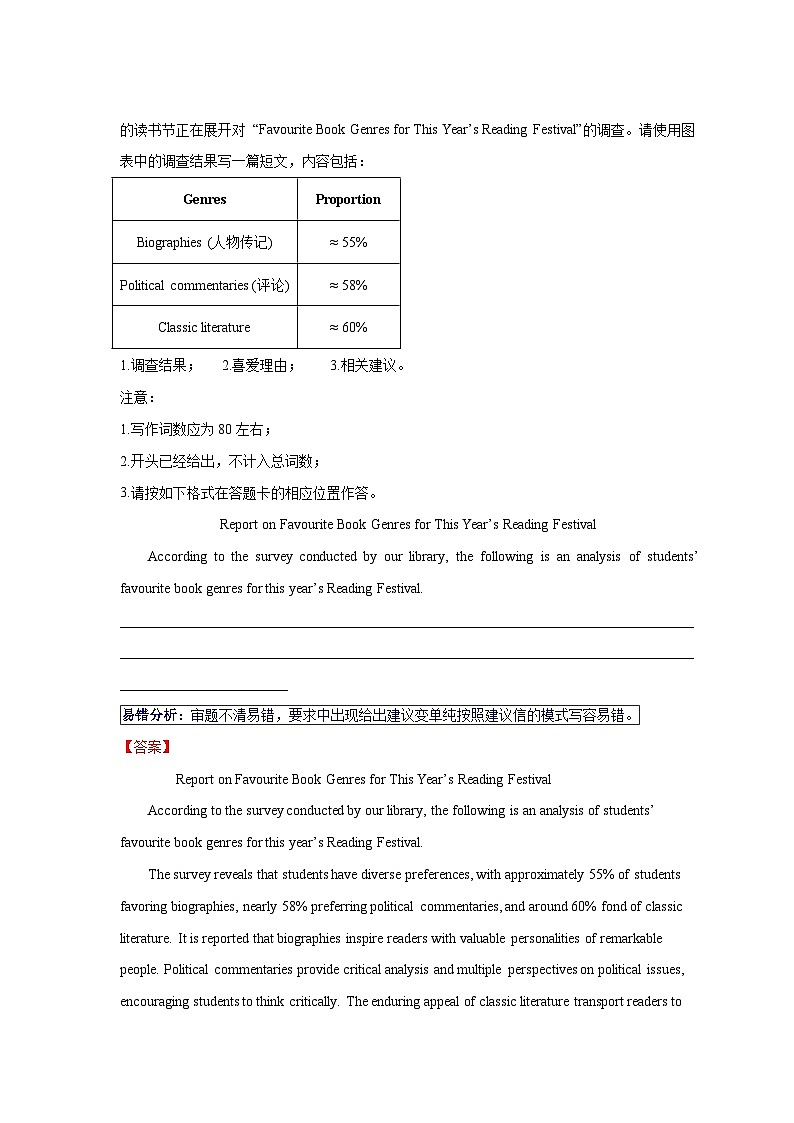 新高考英语三轮冲刺易错点26  应用文写作（4大陷阱）（含解析）03