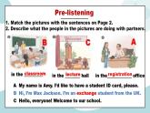 人教版2019 必修一Welcome Unit Listening and Speaking课件