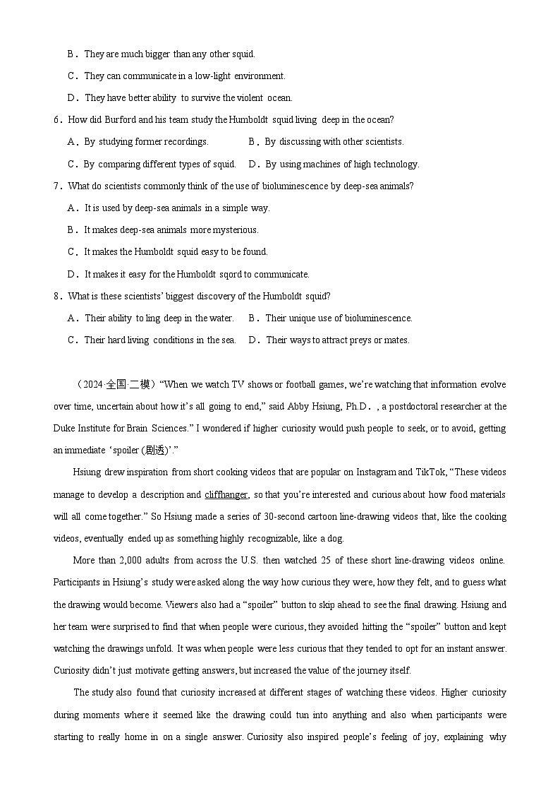 阅读理解之说明文10篇(第四期)-备战2024年高考英语名校模拟真题速递(新高考九省专用)03