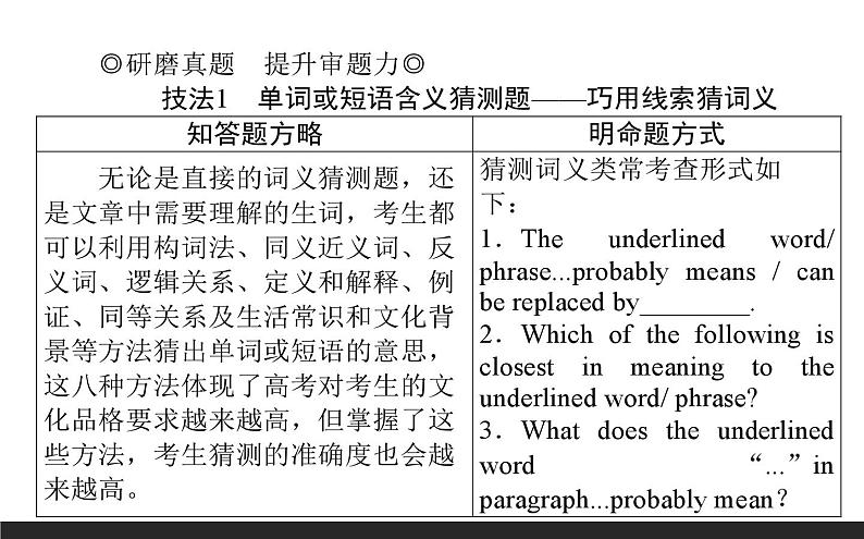 13语境猜意·把握着眼点第2页