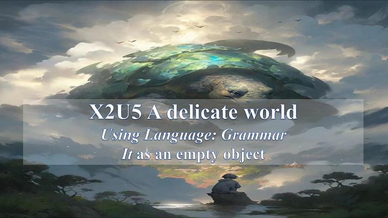 高中英语外研版选修二Unit5 Using language课件01