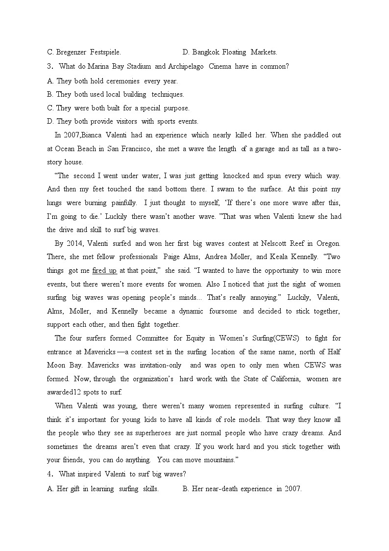 福建省泉州第一中学2022-2023学年高二下学期期中考试英语试卷(含答案)02