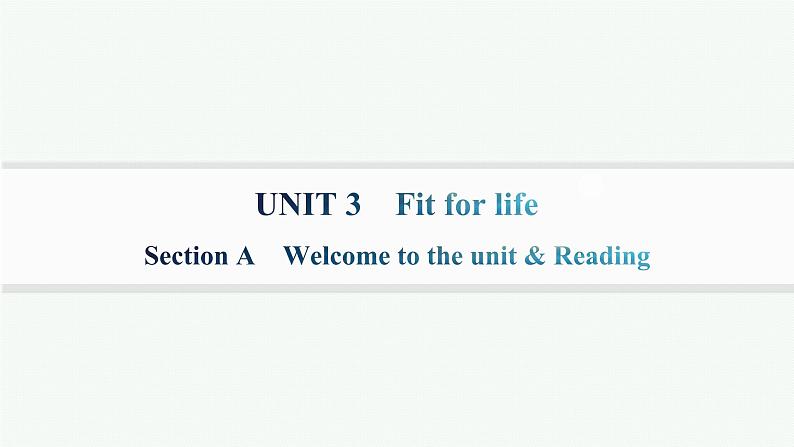 译林版高中英语选择性必修第二册UNIT3 Section A 课件01