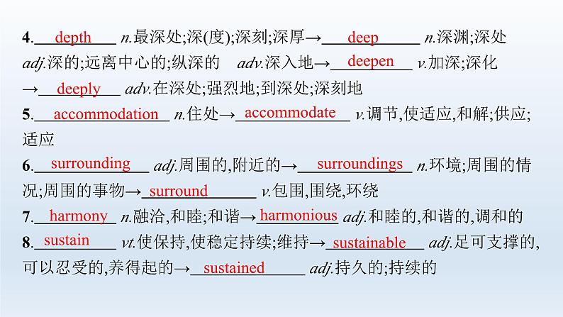 译林版高中英语选择性必修第三册UNIT1 单元素能巩固提升课件第7页