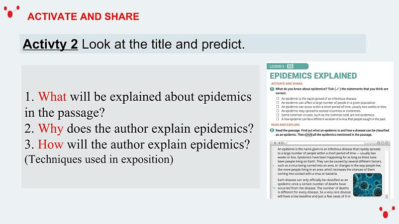 北师大版（2019）高中英语选择性必修第三册U21L3 Epidemics Explained-课件04