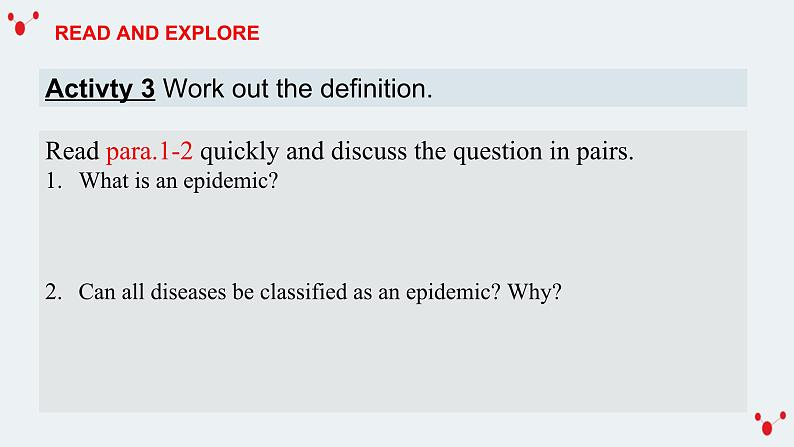 北师大版（2019）高中英语选择性必修第三册U21L3 Epidemics Explained-课件05