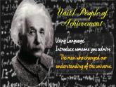 新人教版高中英语选择性必修一Unit1 People of achievement读写课件(含素材)