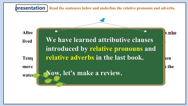 高中英语新人教必修二Unit1Period3Discovering useful structures课件04