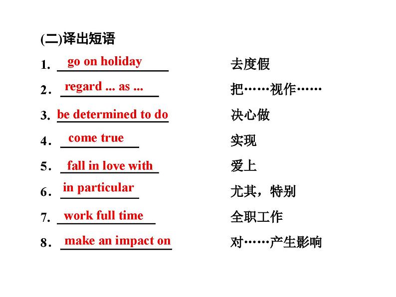 外研版高中英语必修第二册课件：UNIT 5 On the road Section Ⅳ　Presenting ideas & Reflection05