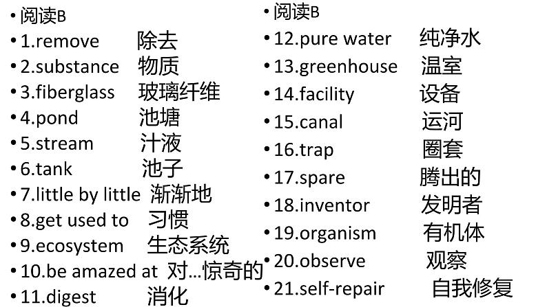 2023年新高考全国卷1重难点词汇清单课件-2024届高三下学期英语冲刺复习专项06