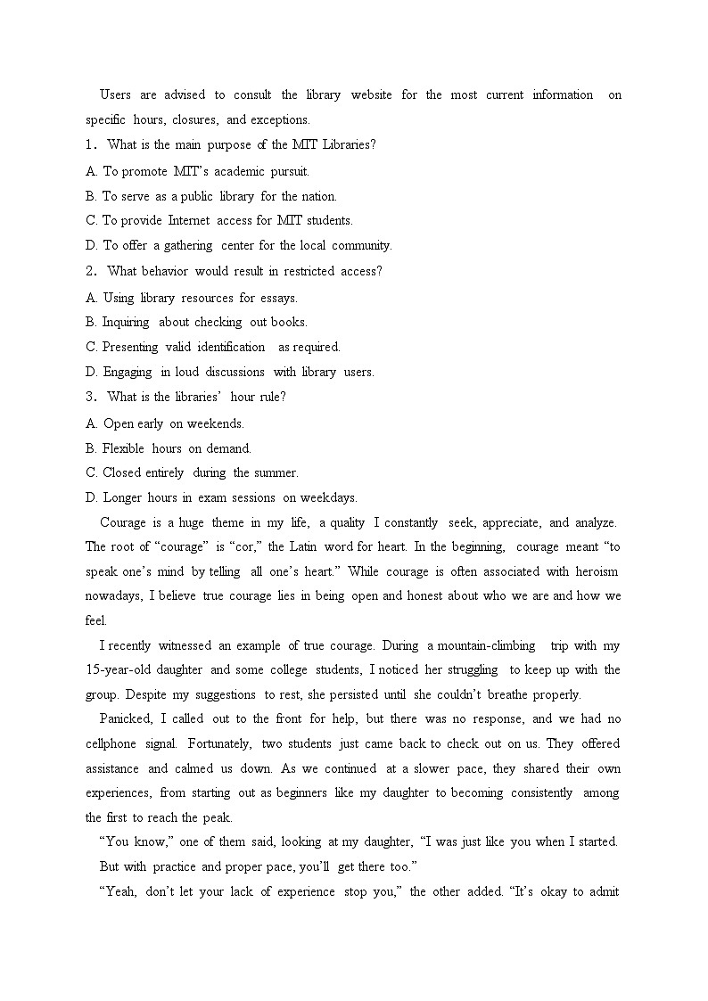 福建省福州市闽侯县第一中学2023-2024学年高二下学期5月月考英语试卷(含答案)02