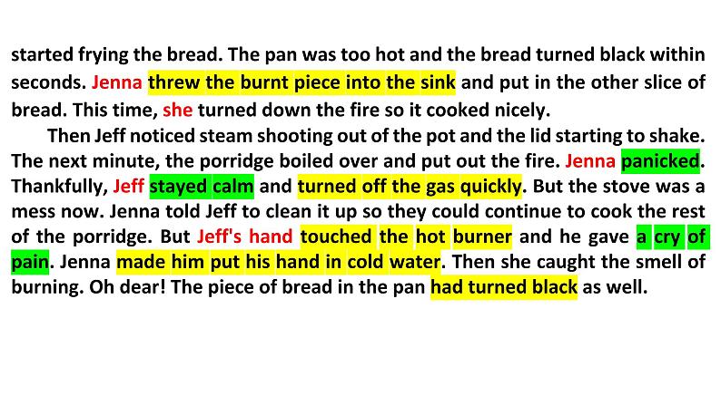 6续写真题2021年新I卷+新II卷母亲节的惊喜课件PPT05