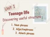 人教版高中英语必修一Unit1 Teenage life 语法课件