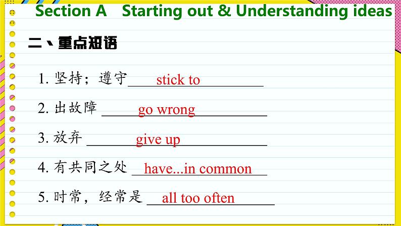 高中英语外研选择性必修第一册 Unit 2  Section A  Starting out & Understanding ideas  PPT课件第6页