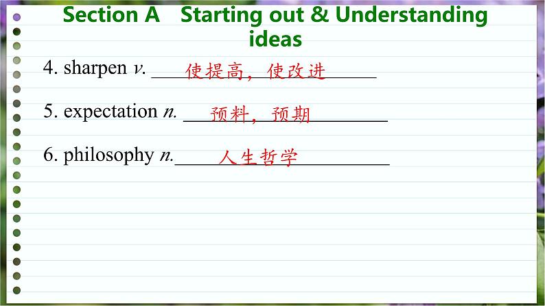 高中英语外研选择性必修第一册 Unit 3  Section A  Starting out & Understanding ideas PPT课件第5页