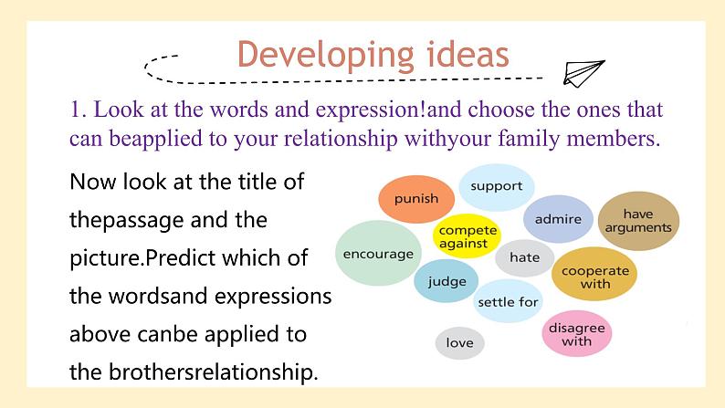 高中英语必修一册 Unit 3 Developing ideas  PPT课件04