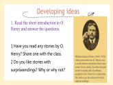 高中英语必修一册 Unit 4 Developing ideas PPT课件