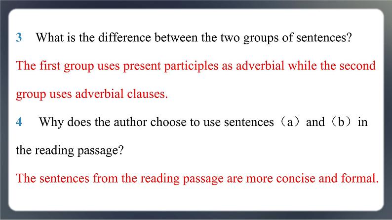 高中外研英语必修二册 Unit 4 Using language (1) PPT课件第6页