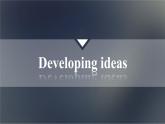 高中外研英语必修二册 Unit 6 Developing ideas & Presenting ideas PPT课件