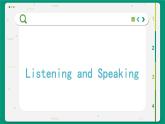 高中RJ英语必修第三册 Unit 3 ①Listening and Speaking  PPT课件