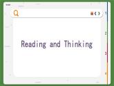 高中RJ英语必修第三册 Unit 3 ②Reading and thinking  PPT课件