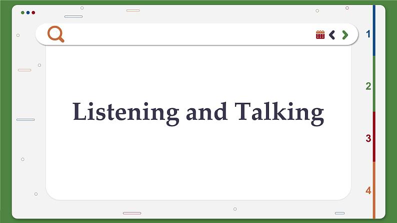 高中RJ英语必修第三册 Unit 4 ④Listening and Talking 预习  PPT课件第2页