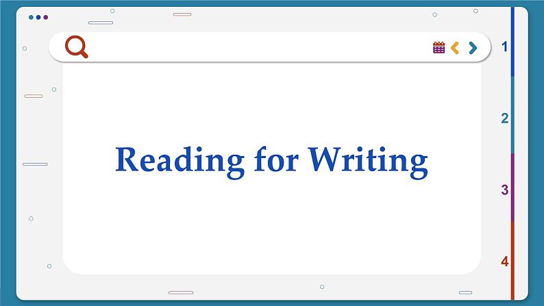 高中RJ英语必修第三册 Unit 5 ⑤Reading for Writing 预习  PPT课件第2页