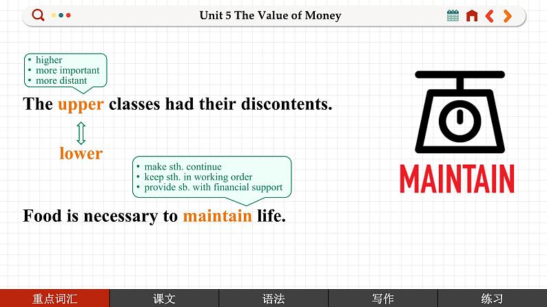 高中RJ英语必修第三册 Unit 5 ⑥Assessing Your Progress  PPT课件04