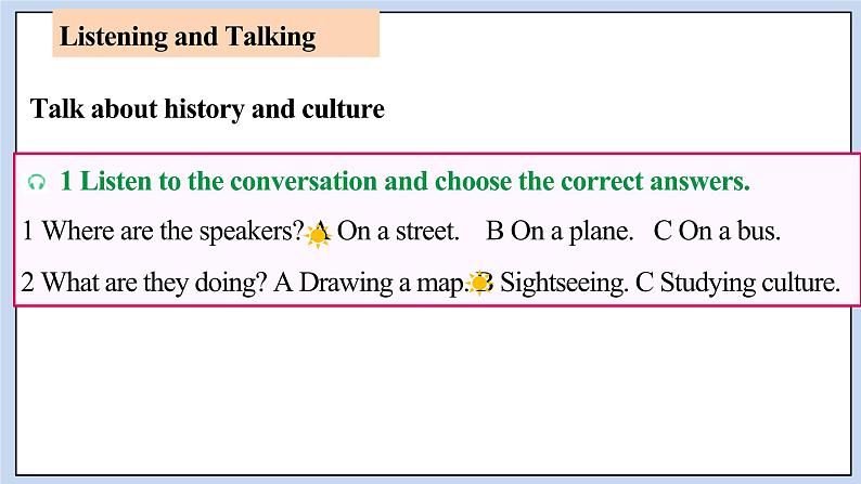 高中英语新人教必修二Unit 1 period 5 Listening andTalking&AYP&Project 课件07