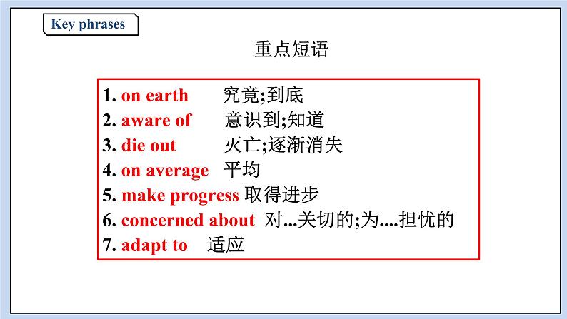 高中英语新人教必修二unit 2 wildlife protection period 1 listening and speaking课件06