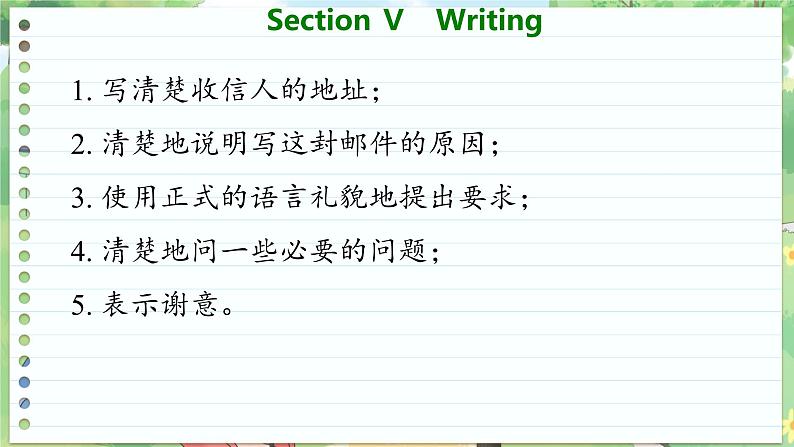 北师大版高中英语必修第三册 Unit 7  Section Ⅴ　Writing  PPT课件04