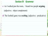 北師大版高中英語必修第三冊 Unit 8  Section Ⅳ　Grammar  PPT課件