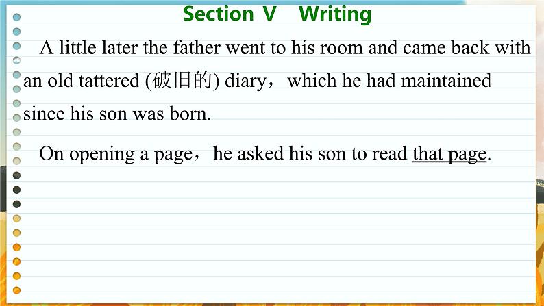 高中BSD英语必修第三册 Unit 9    Section Ⅴ  Writing  PPT课件06