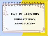 北師大版高中英語選擇性必修第一冊 Unit 1 sectionⅤ  WRITING WORKSHOP & VIEWING WORKSHOP PPT課件