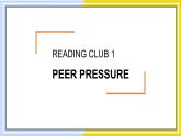 北師大版高中英語選擇性必修第一冊 Unit 1 sectionⅥ  READING CLUB 1 2 PPT課件