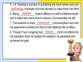 北師大版高中英語選擇性必修第一冊 Unit 2 Unit2 WORKBOOK PPT課件