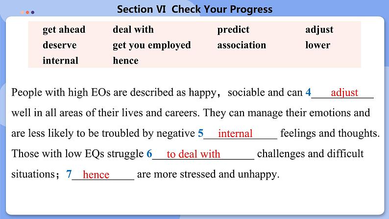 高中BSD英语选择性必修第三册 Unit 7 SectionⅥ  Check Your Progress  PPT课件06
