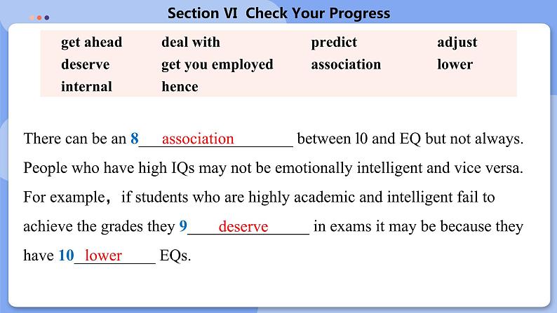 高中BSD英语选择性必修第三册 Unit 7 SectionⅥ  Check Your Progress  PPT课件07